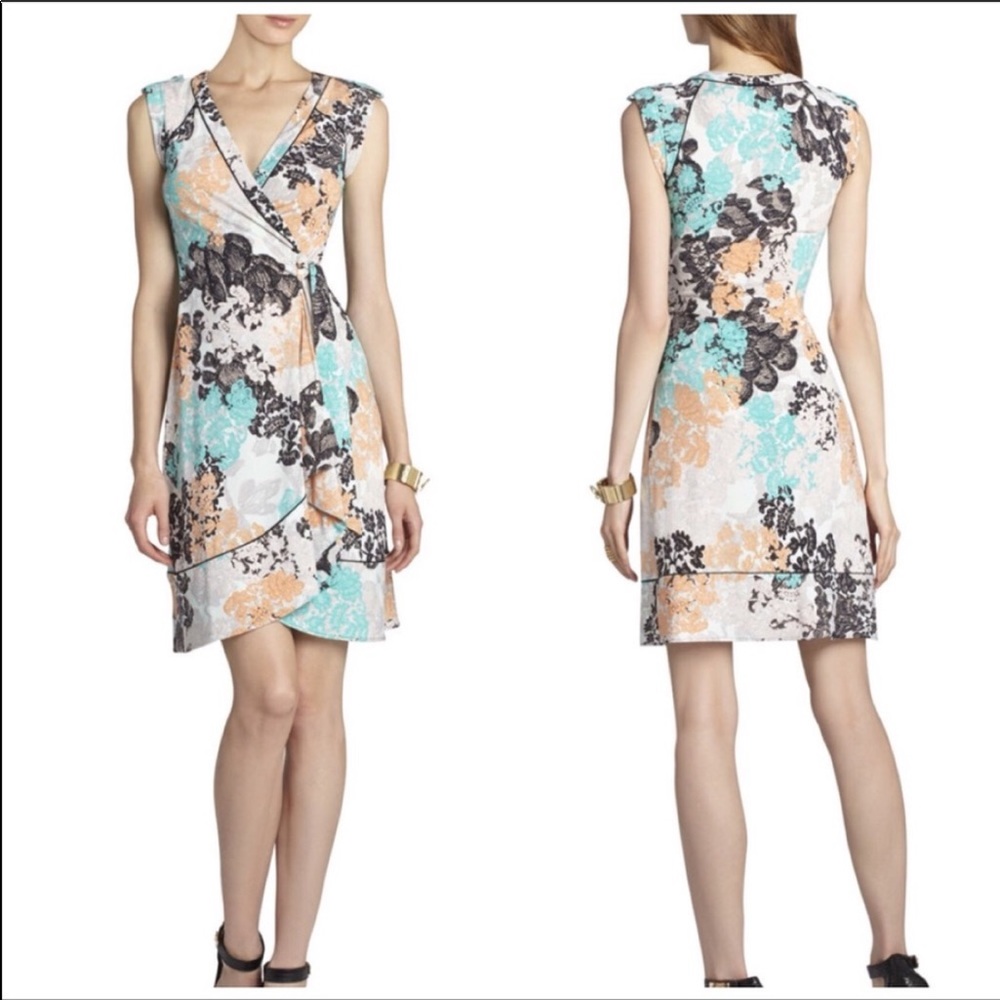 BCBGMaxAzria Lylee Floral Wrap Dress